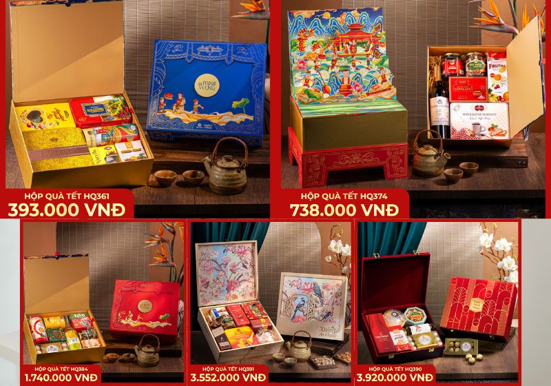 Chọn hộp quà Tết doanh nghiệp theo ngân sách: Từ 500.000đ đến 3.000.000đ