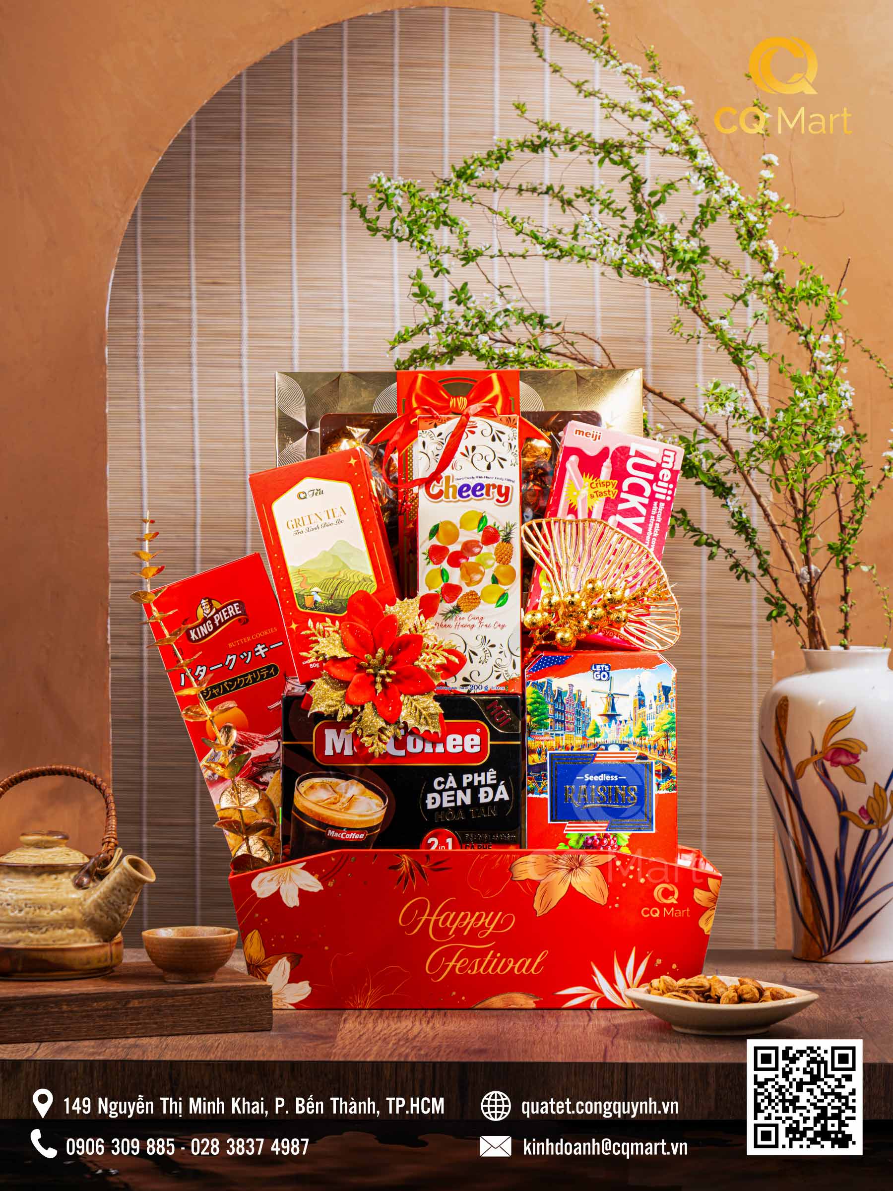 Giỏ Quà Tết Sum Vầy GQ309