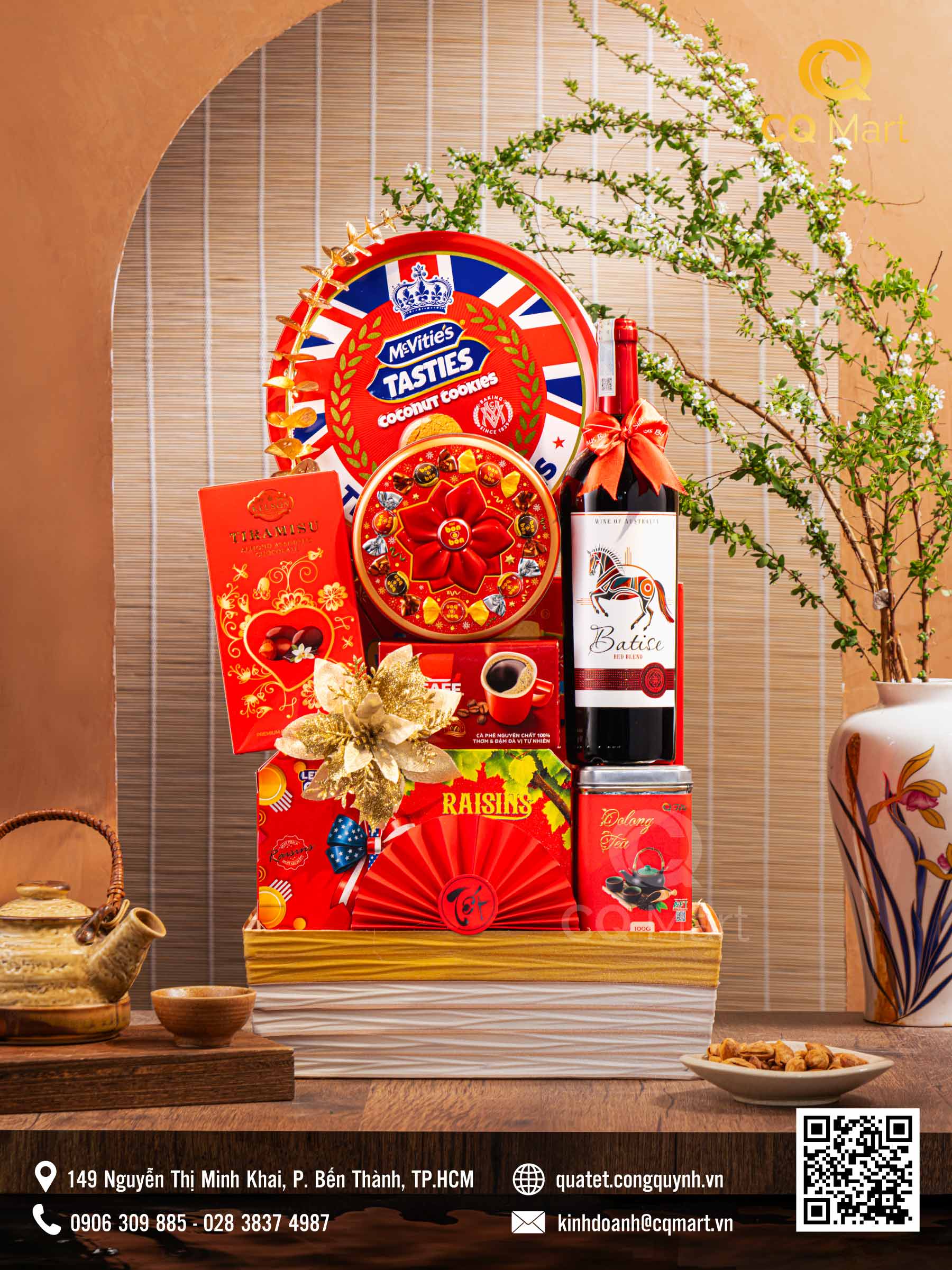 Giỏ Quà Tết Sum Vầy GQ315