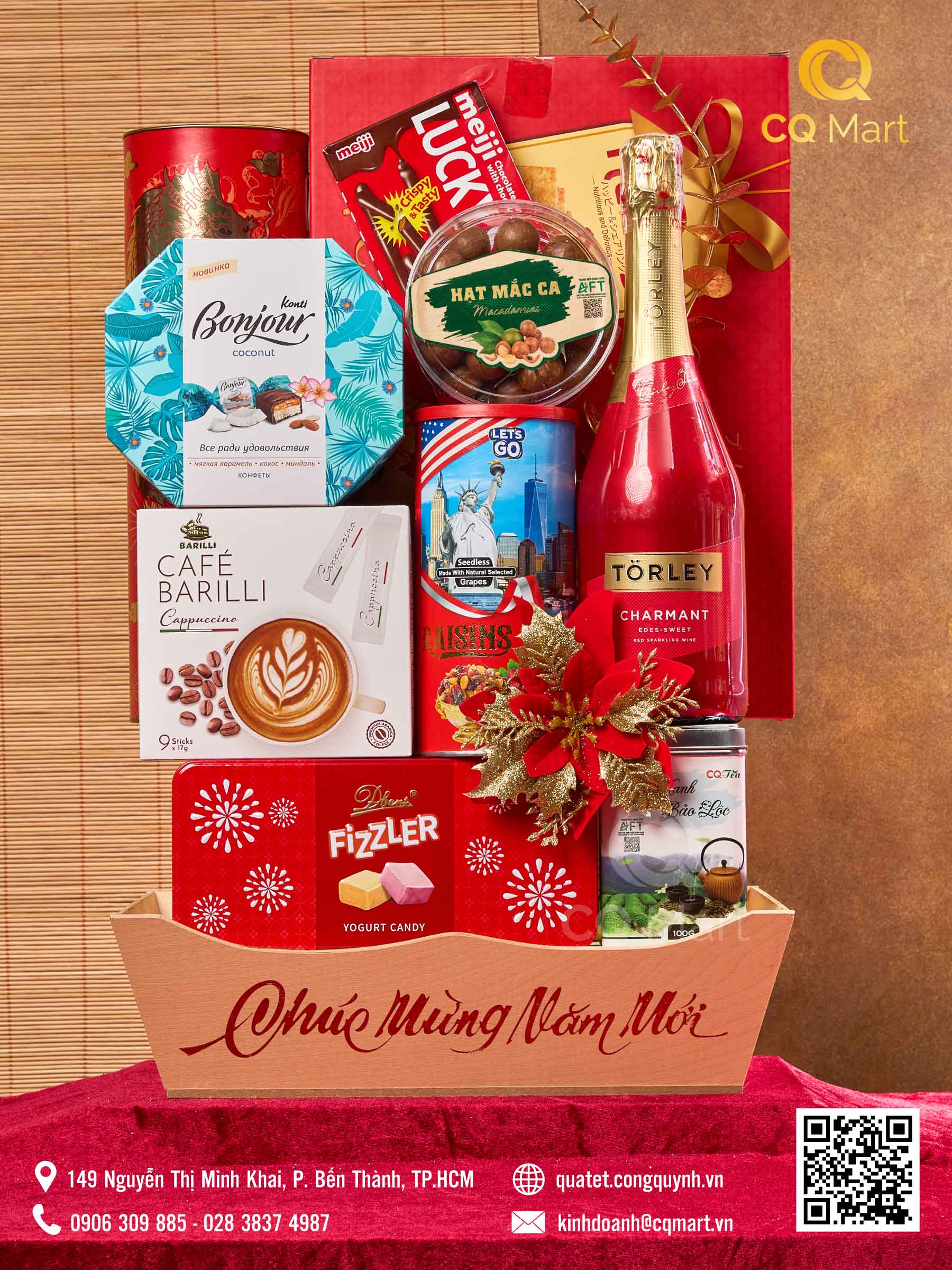 Giỏ Quà Tết Tâm Giao GQ291