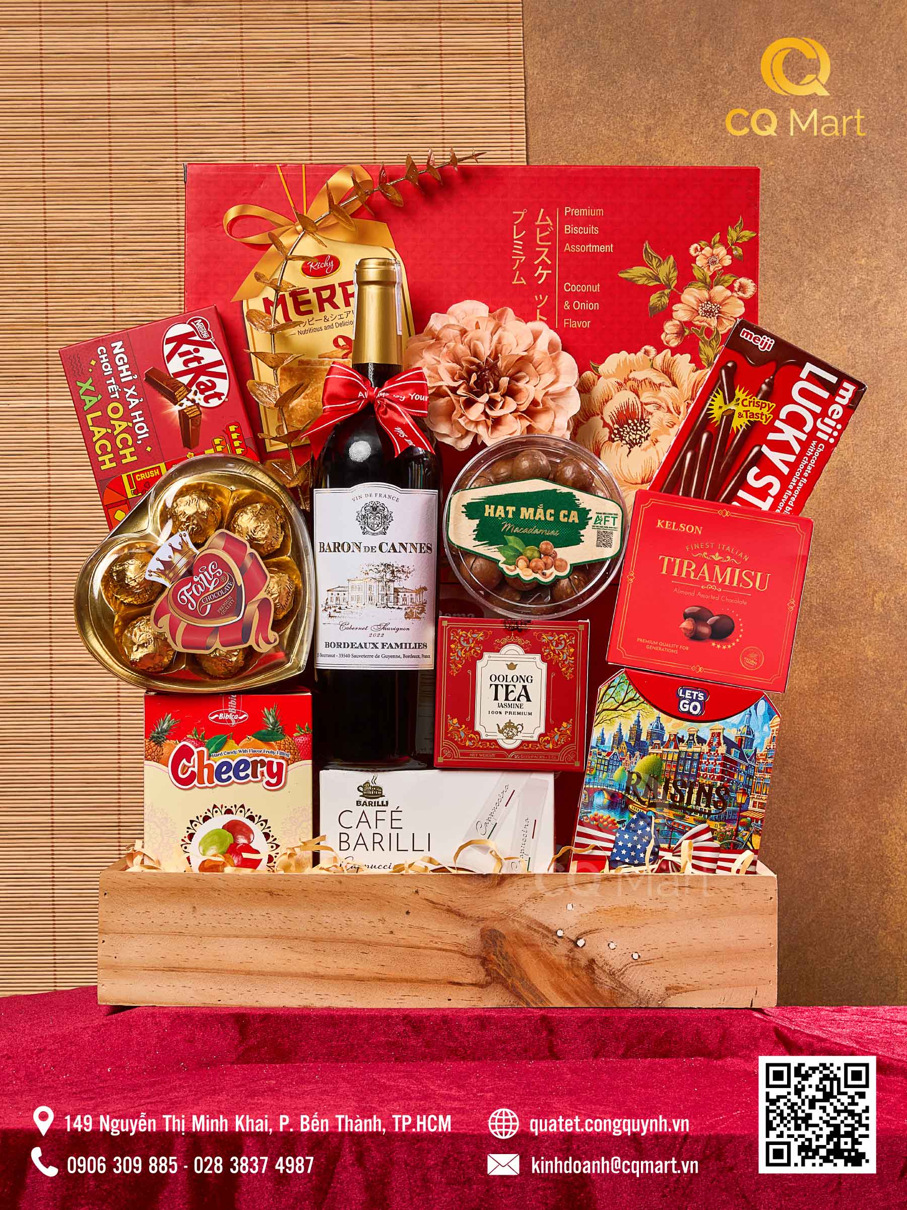 Giỏ Quà Tết Tâm Giao GQ293