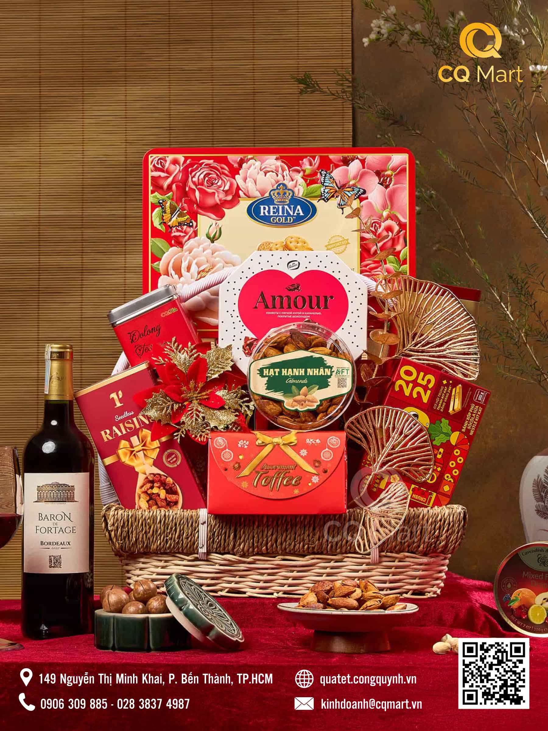 Giỏ Quà Tết Tâm Giao GQ294