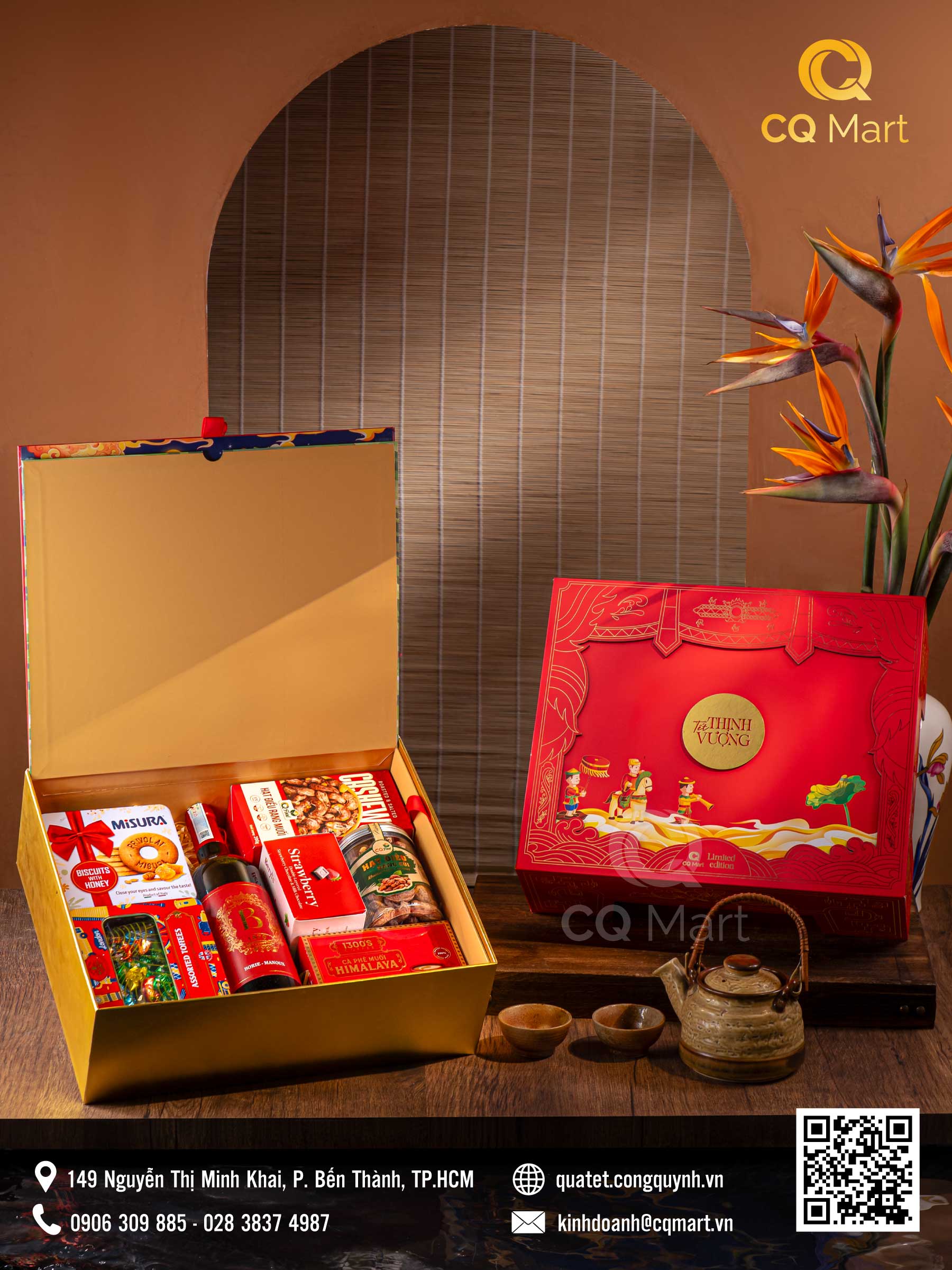Hộp Quà Tết Thịnh Vượng HQ379
