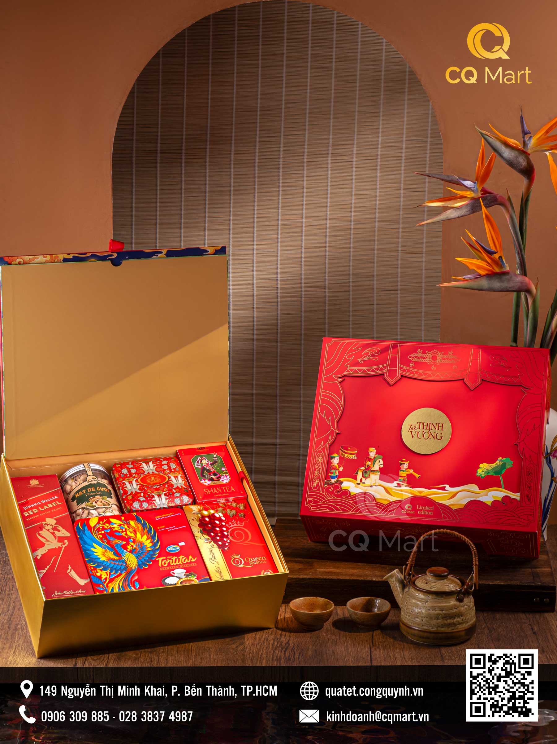 Hộp Quà Tết Thịnh Vượng HQ380