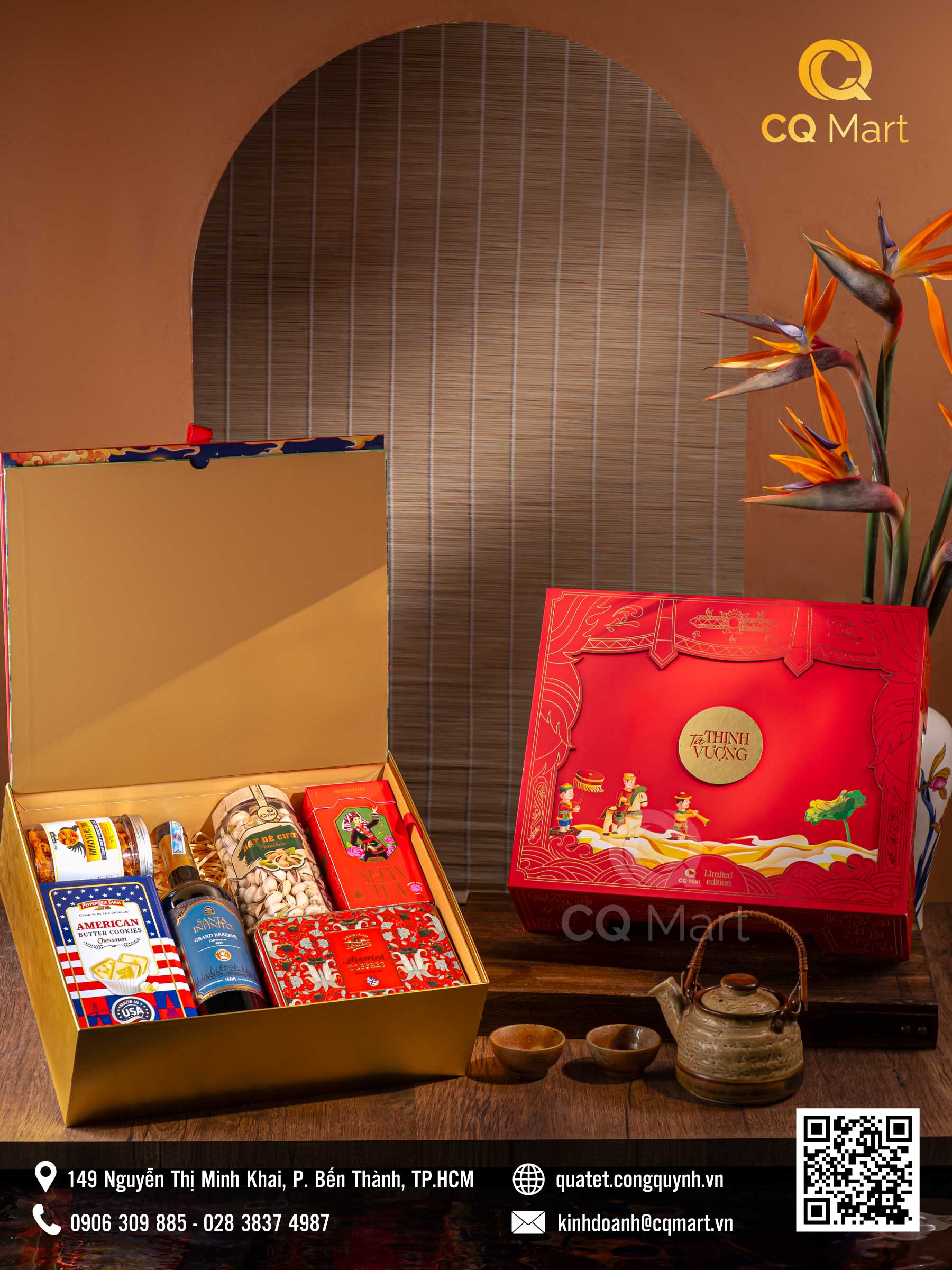 Hộp Quà Tết Thịnh Vượng HQ382