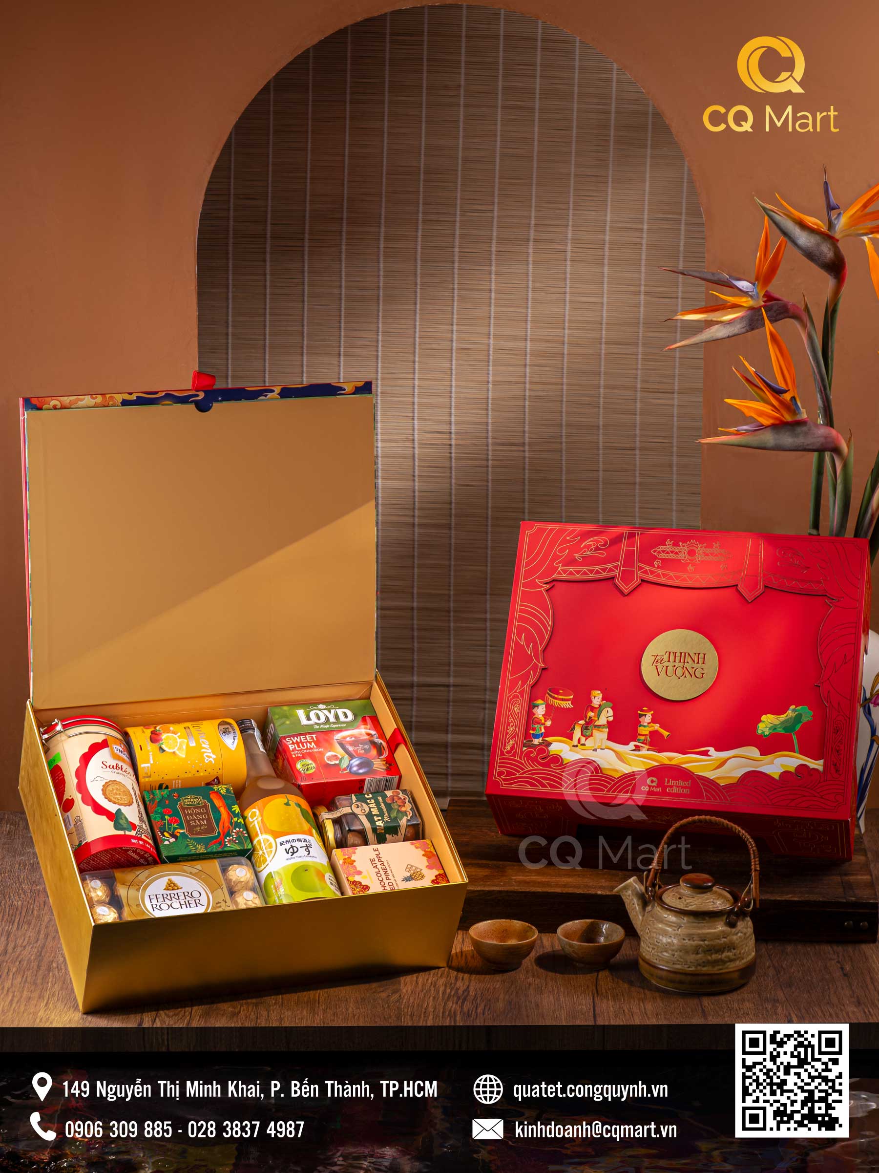 Hộp Quà Tết Thịnh Vượng HQ384