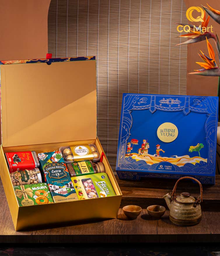 Hộp Quà Tết Thịnh Vượng HQ385