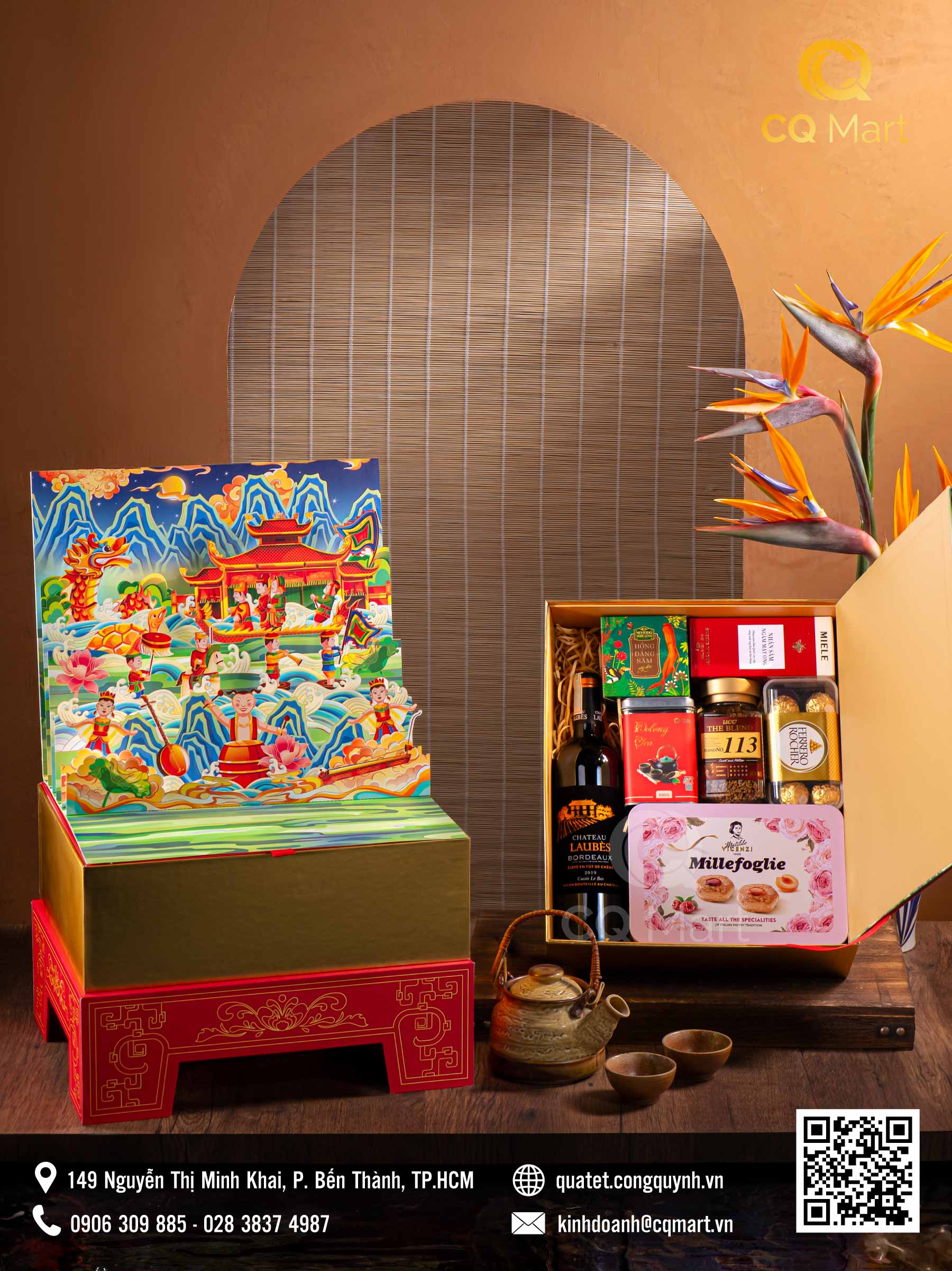 Hộp Quà Tết Thịnh Vượng HQ386